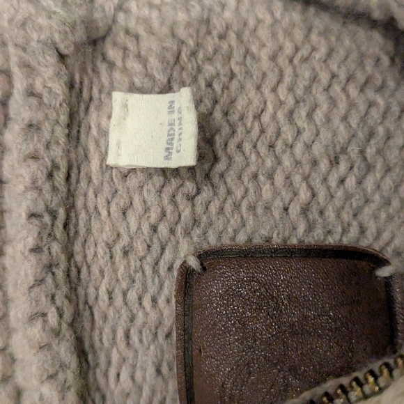 Vintage TNA Wool Knit Sweater Cardigan Jacket, Classic Knit Pattern Size XS - Picture 6 of 11